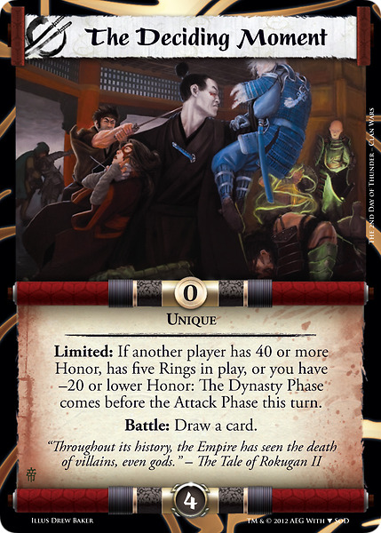 The Deciding Moment (2nd Day of Thunder)